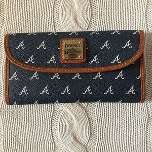 Dooney & Bourke MLB Atlanta Braves Clutch Wallet